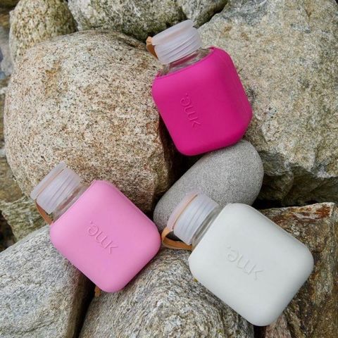 瑞士SQUIREME Cute Cube 隨身玻璃水瓶 Y2 (370mL) 2入