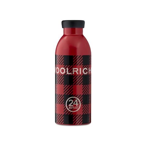【義大利 24Bottles】不鏽鋼雙層保溫瓶 500ml - Woolrich 聯名款