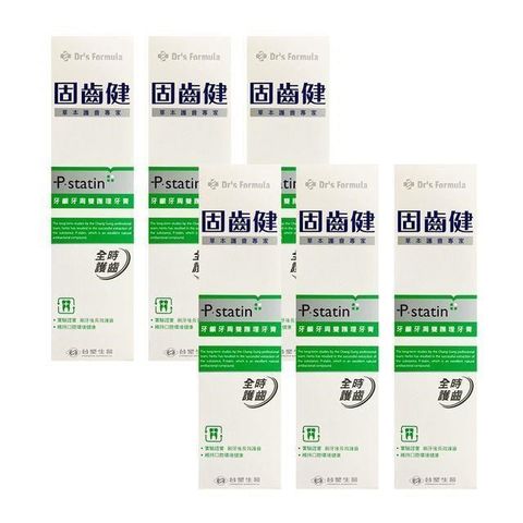 Dr's Formula 台塑生醫 【南紡購物中心】 固齒健-牙齦牙周雙護理牙膏120g(6條/組)