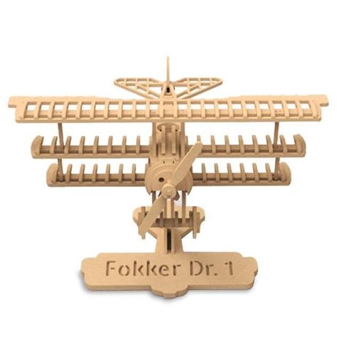 ilo 【南紡購物中心】 福克Dr.I戰鬥機 - Fokker DR1 - Icons of Flight