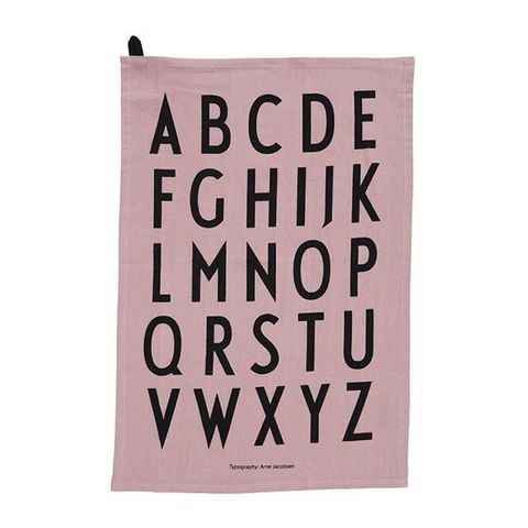 DESIGN LETTERS 經典茶巾(2入)_薰衣草色