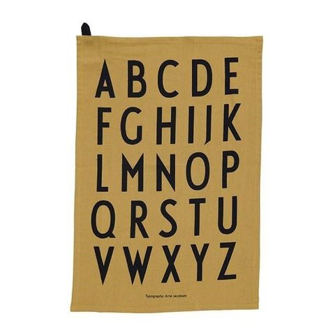 DESIGN LETTERS 經典茶巾(2入)_蜜糖色