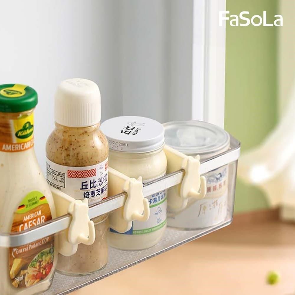  FaSoLa 多用途冰箱分隔板分隔掛置 二合一 4入