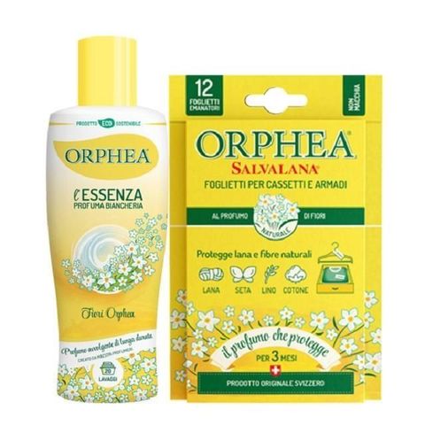 【南紡購物中心】 ORPHEA歐菲雅 經典花香衣物環境保護片+經典花香衣物香氛精組合