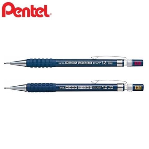 Pentel 飛龍 【南紡購物中心】 日本粗芯1.3mm自動鉛筆AM13畫卡筆1.3mm鉛筆粗筆芯自動筆電腦閱卷筆學童幼童學齡前自動鉛筆