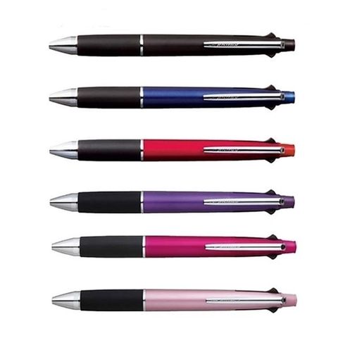 日本製造三菱UNI多色Jetstream油性筆4+1紅藍綠黑0.5mm原子筆+0.5mm鉛筆MSXE5-1000-05