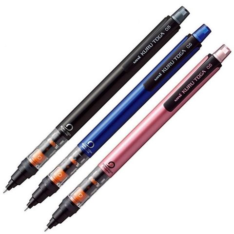 Uni 三菱 KURU TOGA第6代360度旋轉自動鉛筆轉轉筆M5-452(0.5mm鉛筆芯護套;防斷芯)
