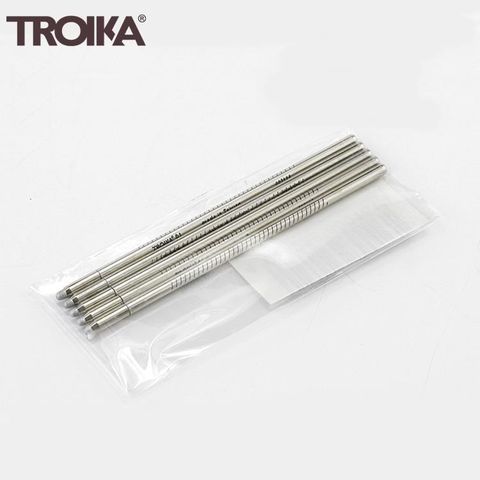 TROIKA 梅森巴赫 【南紡購物中心】 德國多功能工具筆專用筆芯99Z120(5支裝)適 PIP20系列, PIP24系列, PIP29系列 和PIP22系列