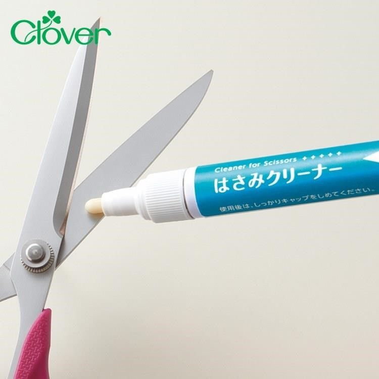 CLOVER 【南紡購物中心】 日本製造可樂不鏽鋼剪刀清潔筆去污筆防鏽筆39-264防污筆防銹筆去漬筆去銹筆保養筆適擦拭剪刀清潔器