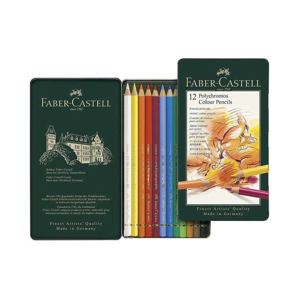 Faber-Castell 輝柏 【南紡購物中心】  專家級12色油性色鉛筆 /盒 110012