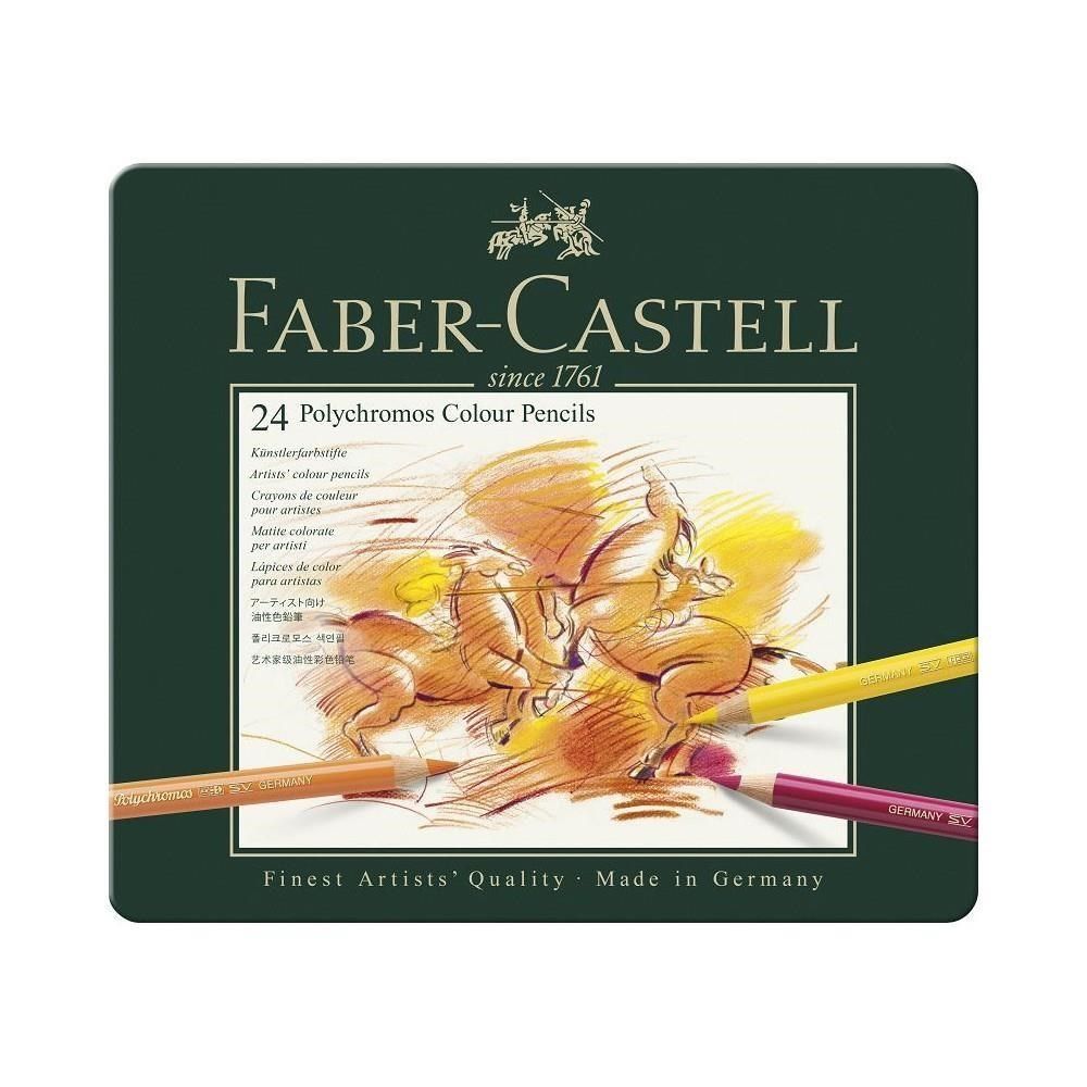 Faber-Castell 輝柏 【南紡購物中心】 藝術家級油性色鉛筆高純的天然礦石粉與植物為原料筆芯不易斷裂