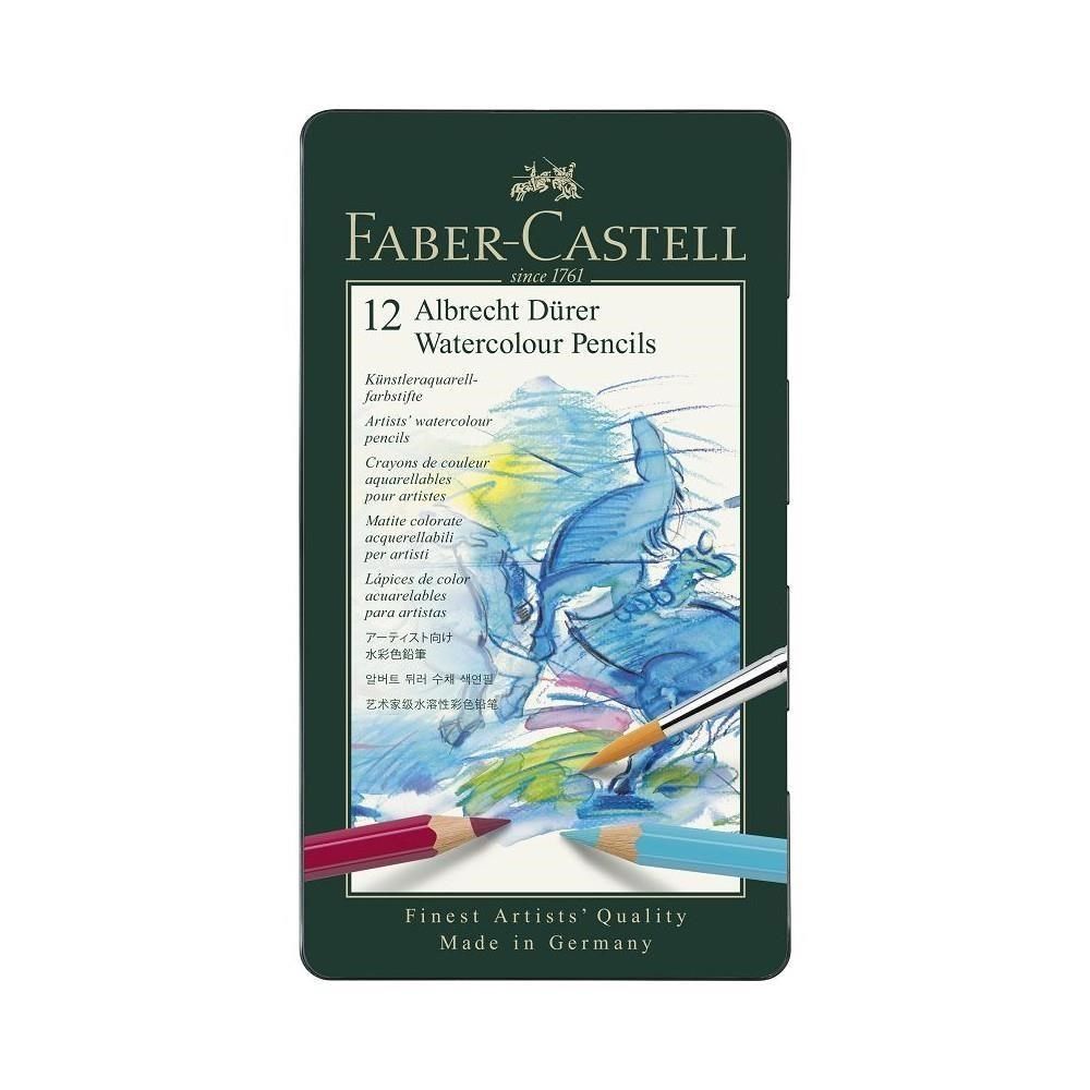 Faber-Castell 輝柏 【南紡購物中心】 藝術家級水彩色鉛筆高純的天然礦石粉與植物為顏料筆芯不易斷裂