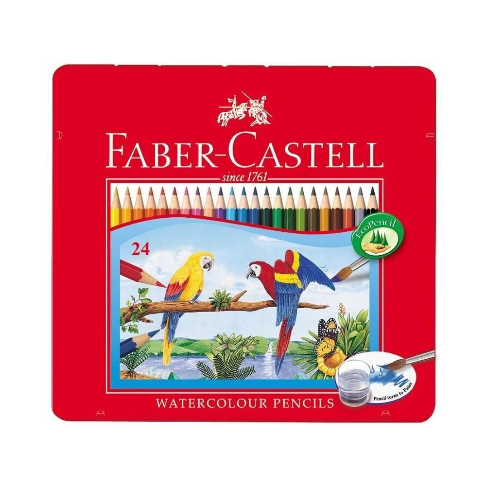 Faber-Castell 輝柏 祕密花園 繪本 紓壓 水性彩色鉛筆 24色 鐵盒 1盒 115925