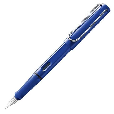 LAMY 【南紡購物中心】  狩獵者系列 SAFARI 亮藍 14 鋼筆 /支