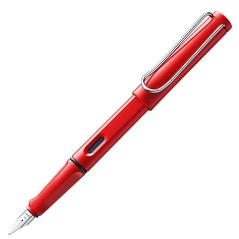 LAMY 【南紡購物中心】  狩獵者系列 SAFARI 亮紅 16 鋼筆 /支