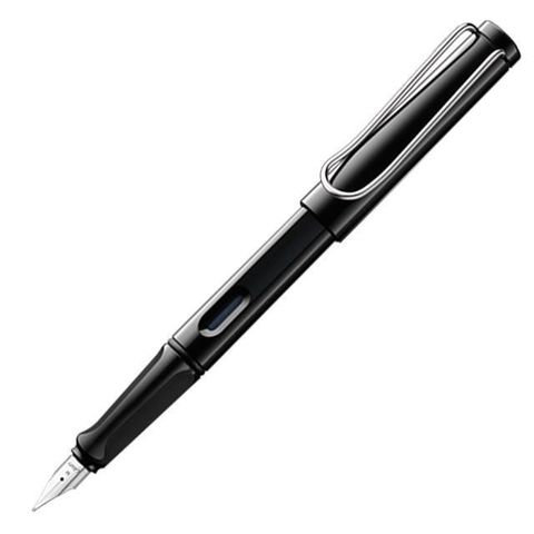 LAMY 【南紡購物中心】  狩獵者系列 SAFARI 亮黑 19 鋼筆 /支