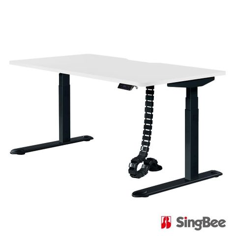 【SingBee 欣美】電動升降桌120x70cm SB-ETS-6(書桌 升降桌 電動桌 辦公桌 工作桌)