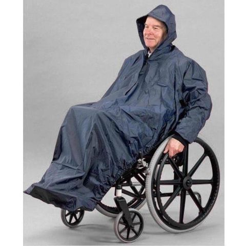 感恩使者 輪 椅用雨衣 有袖設計 自己坐輪 椅外出也很方便 銀髮族 老人用品 [ZHCN1732]