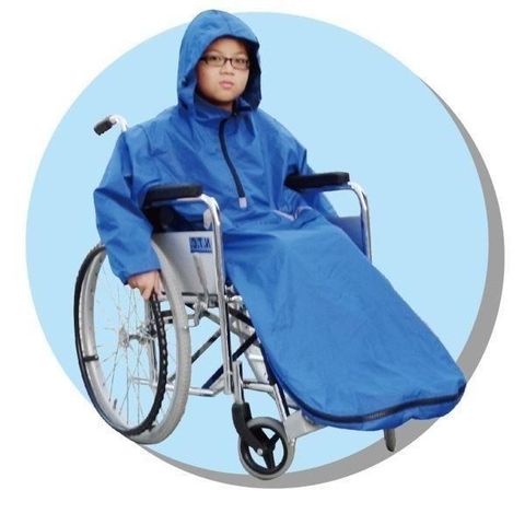 感恩使者 輪 椅用雨衣 有袖 兒童 行動不便者使用 適用年齡10歲以內 [ZHCN1737]