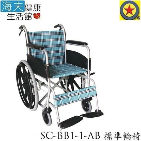 輪昇 特製推車 (未滅菌)【海夫健康】輪昇 通用型 輪 椅(SC-BB1-1-AB)