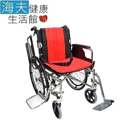頤辰億機械式輪 椅未滅菌 24吋輪 椅 鋁合金可拆式可折背B款附加A功能(YC-925)