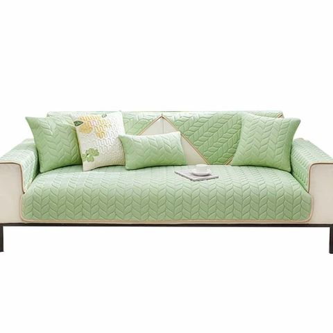 【挪威森林】冰絲乳膠涼感防滑沙發墊-單人/三人座任選