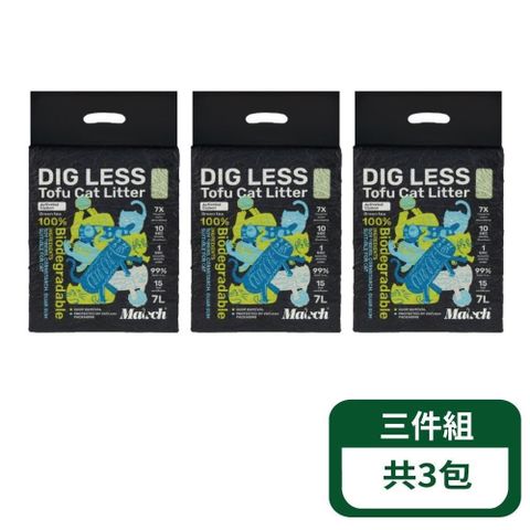 【喵趣】碳淨茶酚消臭豆腐貓砂-7L (1.5mm)；3包組