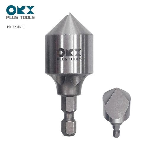 【南紡購物中心】 台灣製ORX【銅管專用內倒角器3-23mm / PO-323IN-1】錐型 單刃 銅管 倒角器 刀錐形毛邊刮刀 銅管絞刀