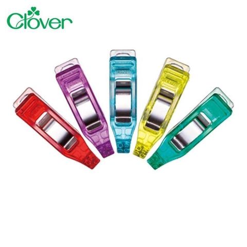 日本可樂牌Clover迷你錐形強力夾布夾50入22-744(有刻度,2.6cm,打開口最大8mm)