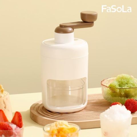 【南紡購物中心】 FaSoLa DIY創意手搖刨冰機 冰沙機