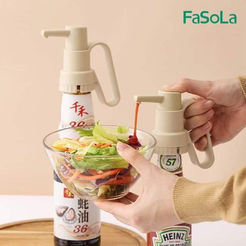 【南紡購物中心】 FaSoLa 通用款定量蠔油 醬料擠壓器組