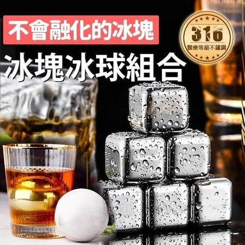 BESTHOT 【南紡購物中心】  頂級316不鏽鋼環保冰球附收納盒