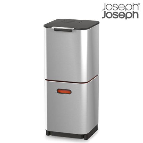 【Joseph Joseph】 Totem系列分類垃圾桶40L-不鏽鋼