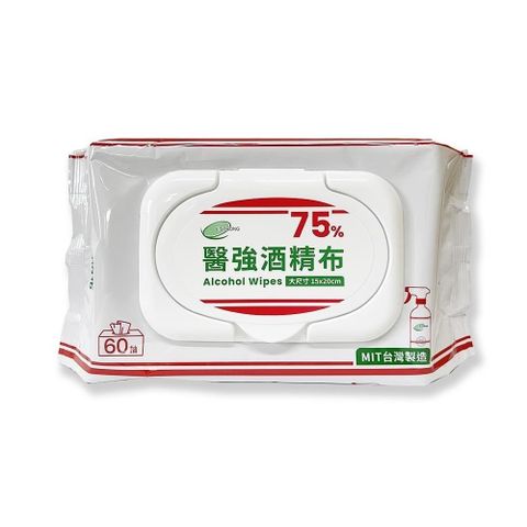 【醫強】75%酒精布 60抽*12包(箱購)