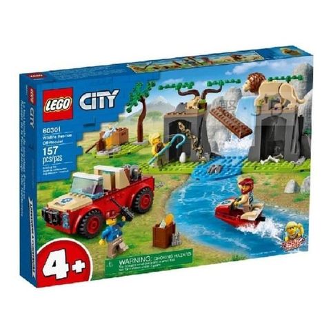 LEGO 樂高 【南紡購物中心】 【 積木】City 城市系列 - 野生動物救援越野車 60301