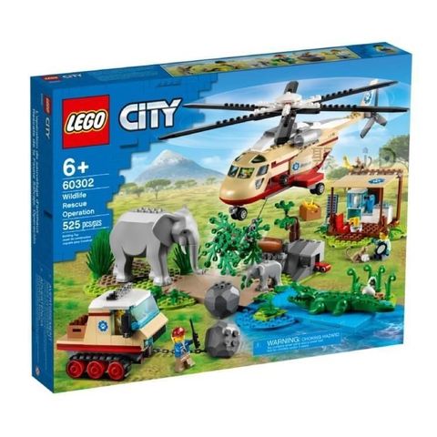 【南紡購物中心】 【LEGO 樂高積木】City 城市系列 - 野生動物救援行動 LT-60302