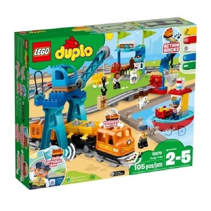 LEGO 樂高 【南紡購物中心】 10875【 積木】Duplo 得寶系列 - 貨運列車 Cargo Train