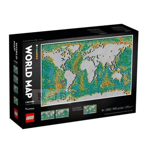 【南紡購物中心】 31203【LEGO 樂高積木】Art 藝術系列 - 世界地圖
