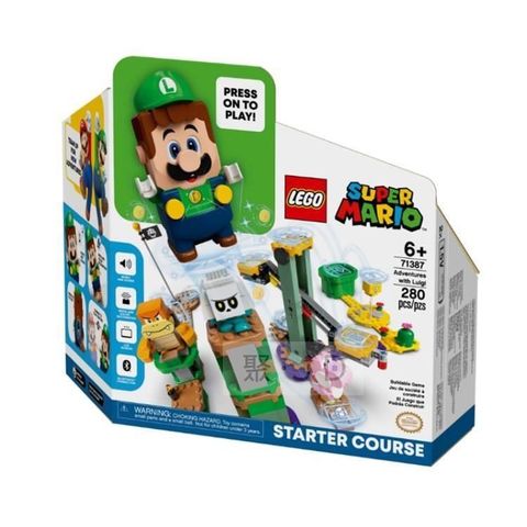 【南紡購物中心】 71387【LEGO 樂高積木】Mario 超級瑪利系列 - 路易吉冒險主機