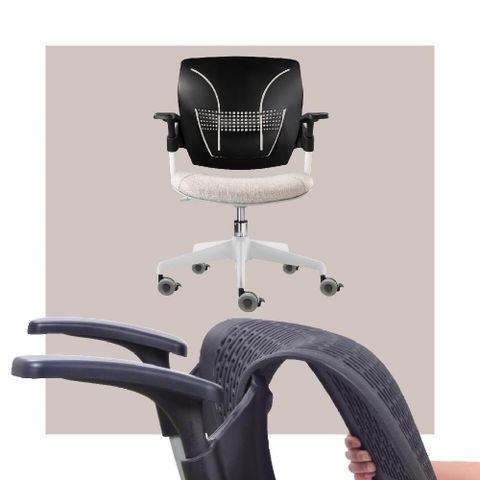 【舒樂活 4Health】舒背椅 — 居家人體工學辦公椅（標準背）