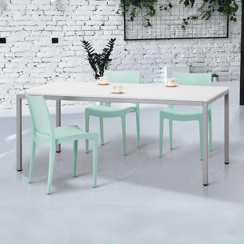 SingBee 欣美 LT-1608 餐桌160x80x75cm(工作桌/洽談桌)