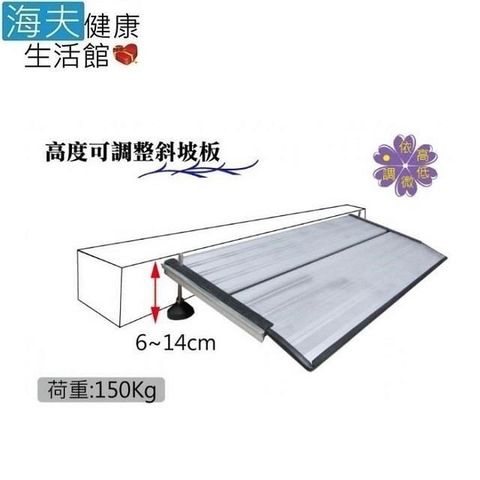 海夫健康生活館 【南紡購物中心】 RH-HEF 斜坡板 6~14cm 高度可調整 小型(ZHCN1831)