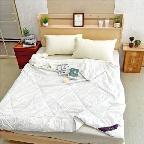 Caliphil 佳麗惠寢具 竹纖維薄被 / 夏季被胎 / 雙人6*7尺 / 白