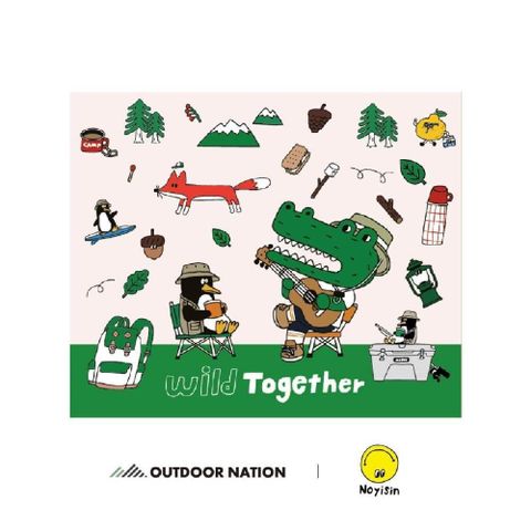 Outdoor Nation │ NoyisinX鱷魚皮特 風格萬用毯