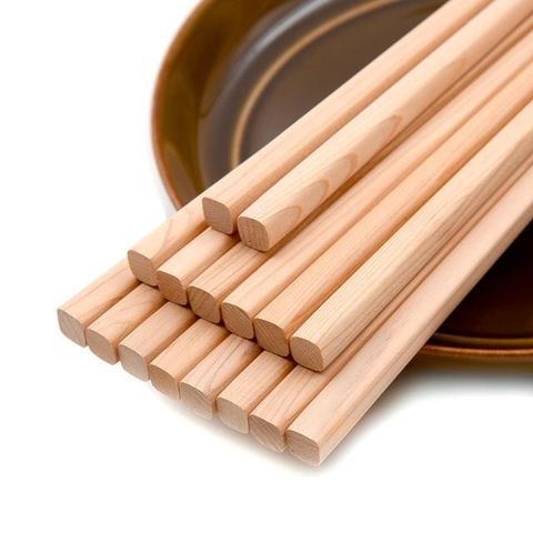 【南紡購物中心】 【芬多森林】台灣檜木|檜木筷子|木製餐具 8雙入