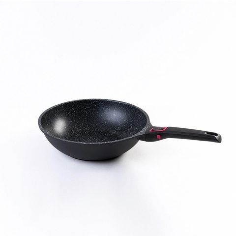 Baumalu｜28cm．Granit Pro炒鍋 (寶馬璐-花崗岩紋)