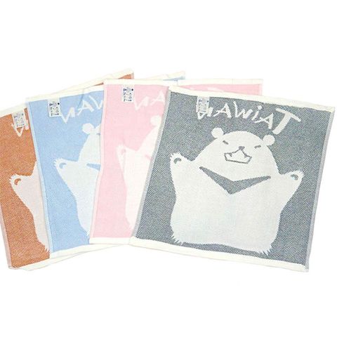 【Amiss】臺製純棉紗布方巾4入組(毛巾 擦臉巾 紗布 小方巾 紗布毛巾/205)