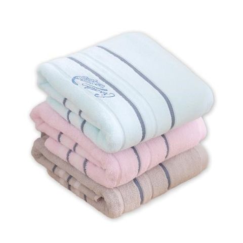 【星紅織品】鱷魚正版授權英式風格純棉浴巾-6入組