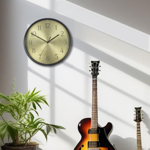 【CarryPlus】12吋搖滾金屬掛鐘