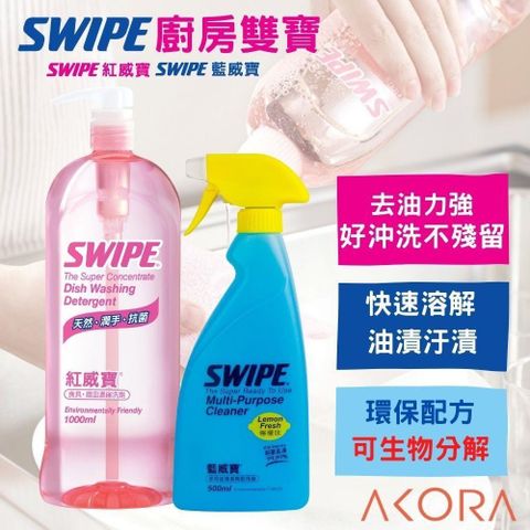 SWIPE 威寶 【南紡購物中心】 廚房雙寶組 (紅+藍)  美克拉代理